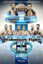 Watch UFC On Fox Henderson vs Diaz Preliminary Fights 123MovieFree