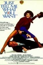 Watch Just Tell Me What You Want 123MoviesFree