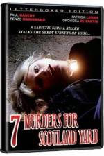 Watch Seven Murders for Scotland Yard 123MovieFree