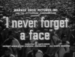 Watch I Never Forget a Face (Short 1956) 123moviesfree